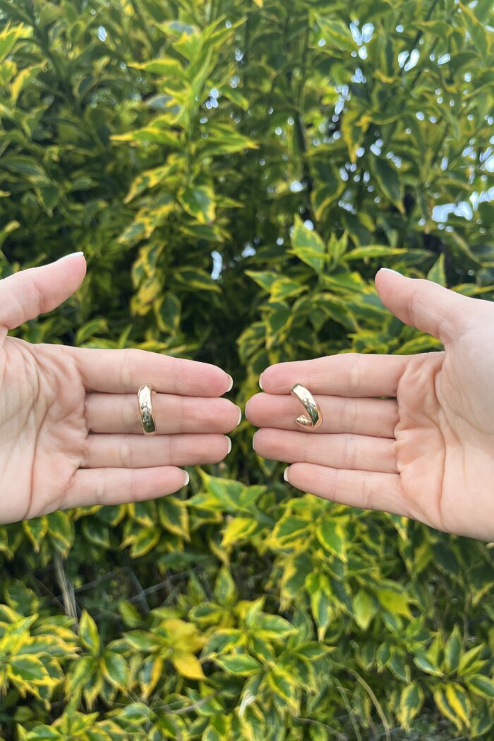 Aretes Esencia dorada