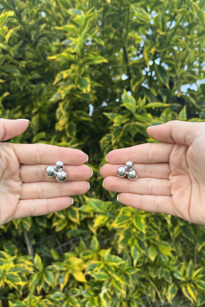 Aretes Trío de esferas